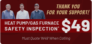 $49 Heat Pump/Gas Furnace Safety Inspection* Virginia